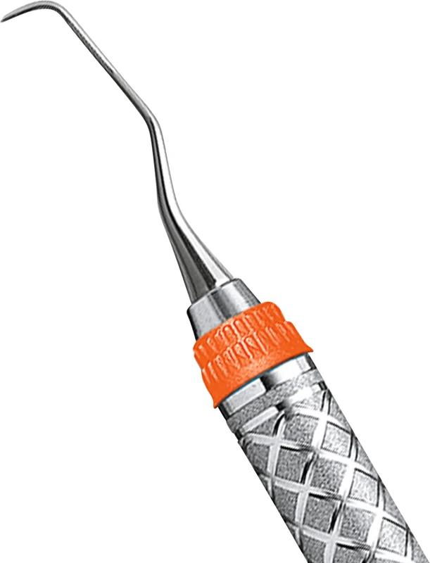 Küretten Gracey Standard EverEdge™ 2.0 Stück Figur 11/12, mesial, Griff #9, orange