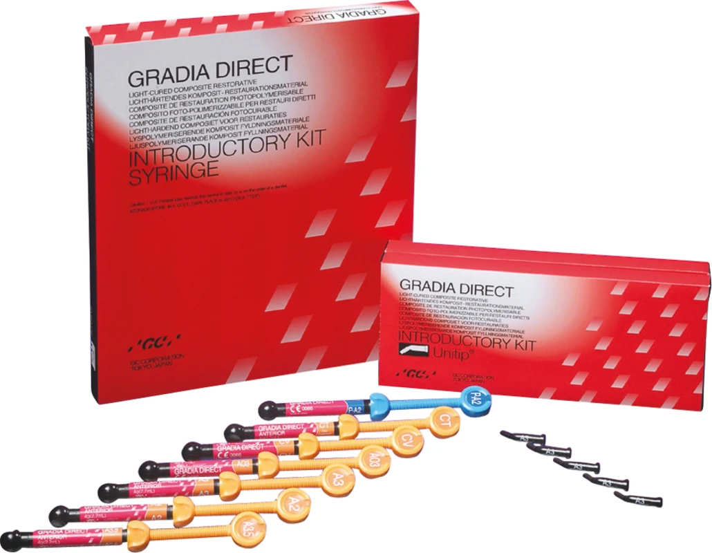 GC GRADIA® DIRECT Packung 20 x 0,3 g Unitip X-A3 GC GRADIA® DIRECT GC