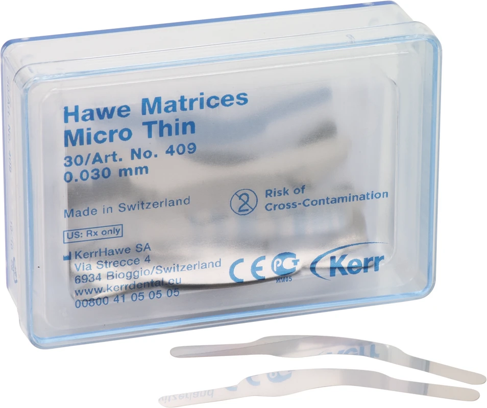 Matrizen Mikro-Dünn Packung 30 Stück Stärke 0,03 mm, Nr. 409