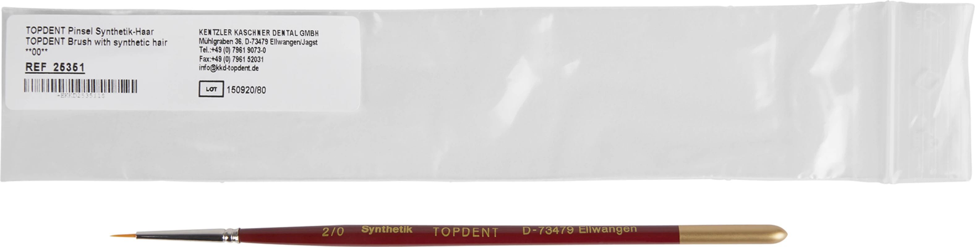 TOPDENT Pinsel Synthetik-Haar