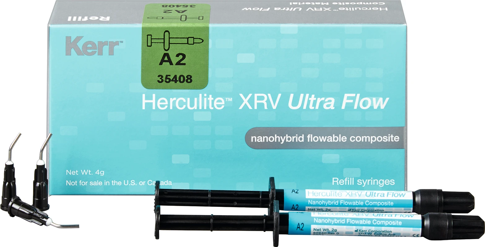 Herculite™ XRV Ultra Flow Packung 2 x 2 g Spritze A2