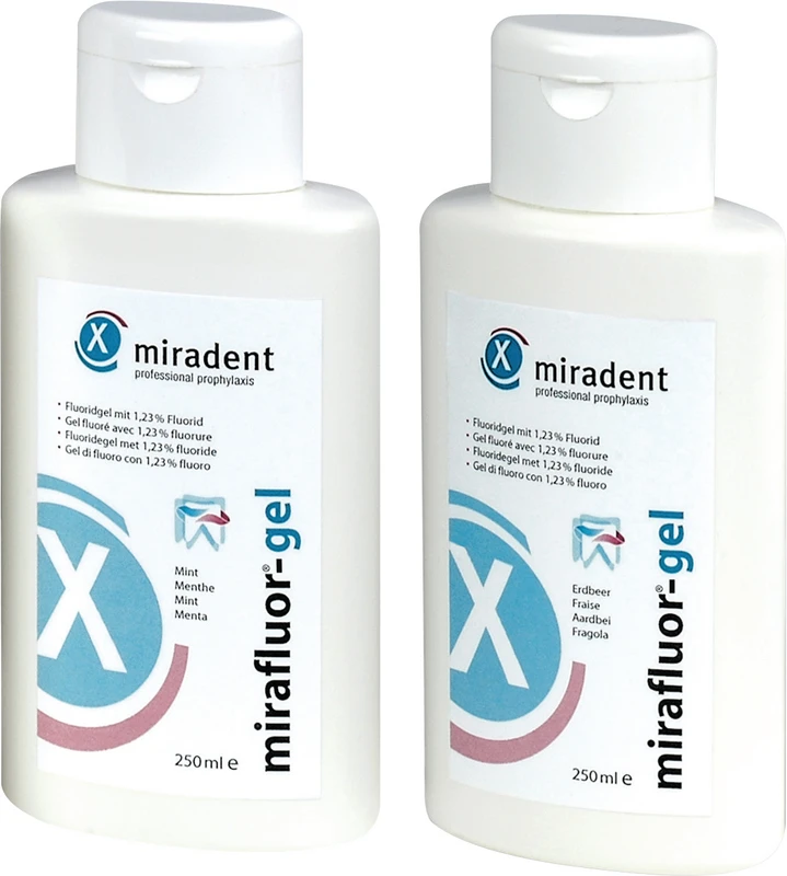 mirafluor®-gel Flasche 250 ml Erdbeere