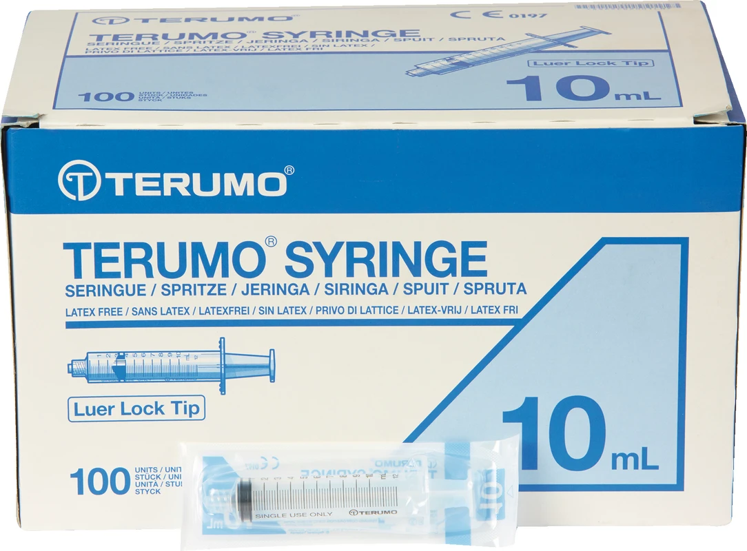 Terumo® Spritzen Packung 100 Stück 10 ml