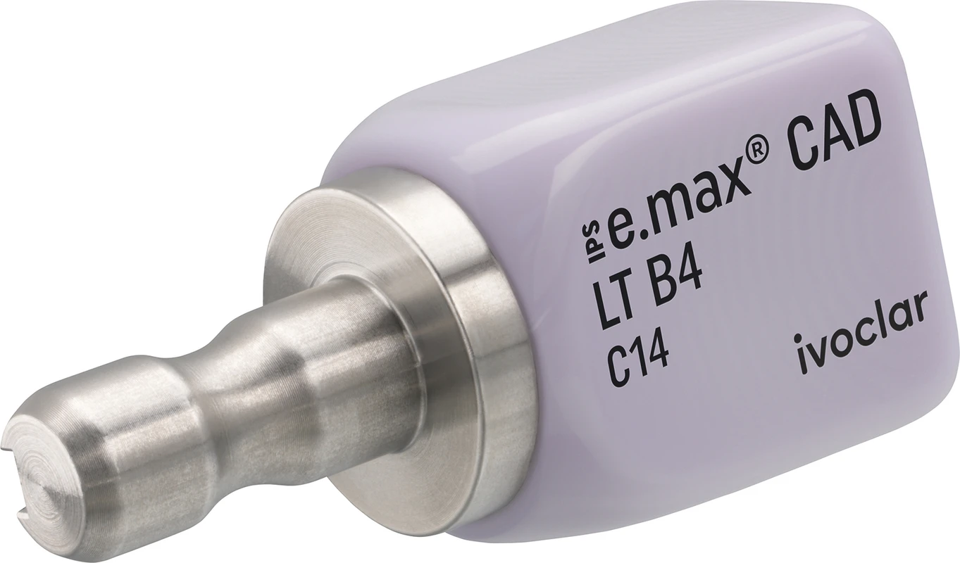 IPS e.max CAD for CEREC/inLab Packung 5 Stück Gr. C14, B4 LT