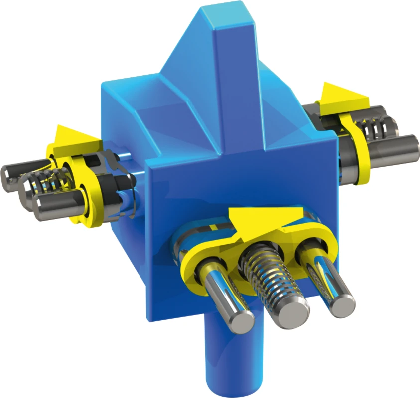VECTOR® 720 nach Bertoni Packung 2 Stück VECTOR 720, (B x H x L) 17 x 2,8 x 15,5 mm, Dehnung frontal 5,5 mm, Dehnung transversal 7 mm