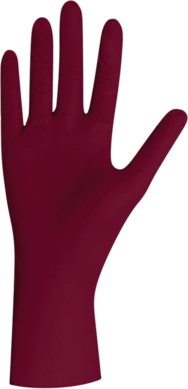 BURGUNDY PEARL® Packung 100 Stück puderfrei, burgundy, S