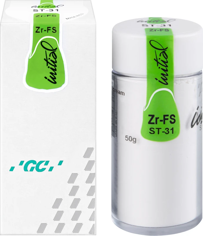 GC Initial™ Zr-FS Dose 50 g Pulver shoulder transparent ST-31 cream