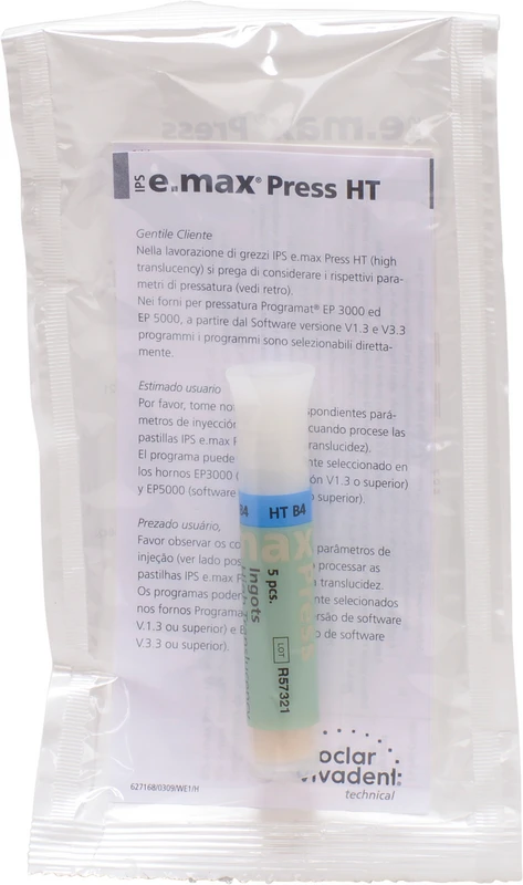 IPS e.max® Press Packung 5 Rohlinge HT B4