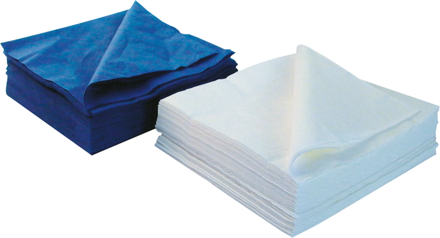 Monoart Zelltuchservietten Karton 16 x 50 Stück weiß, 4-lagig, 40 x 40 cm Tissueservietten EURONDA