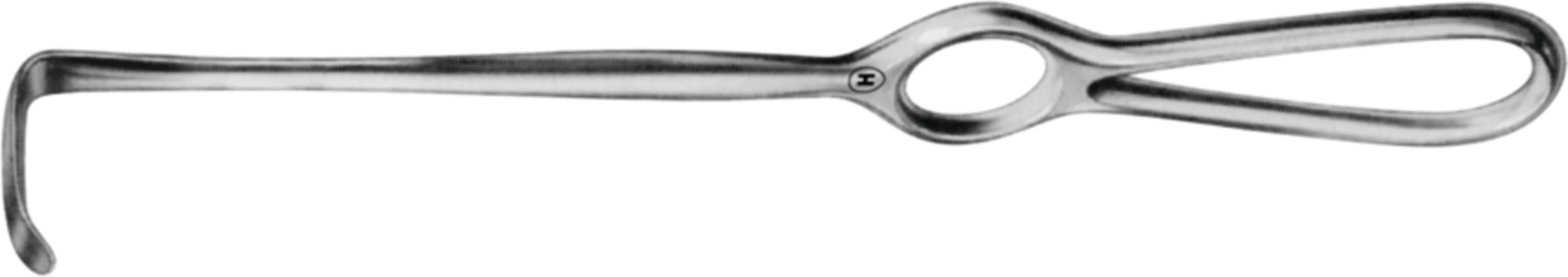 Wundhaken nach Langenbeck Stück HSF 050-01, Figur 1, 30 x 11 mm