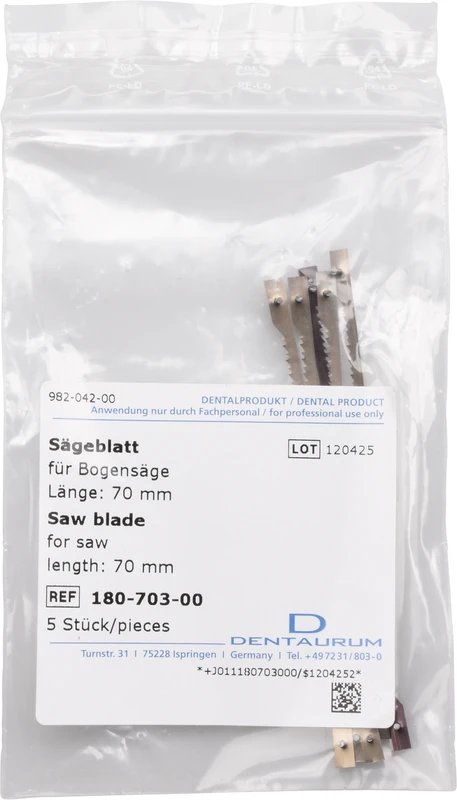 Sägeblätter Packung 5 Stück 180-703-00