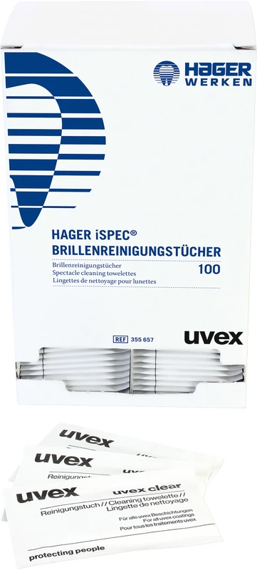 Hager iSpec® Brillenreinigungstücher Hager &amp; Werken