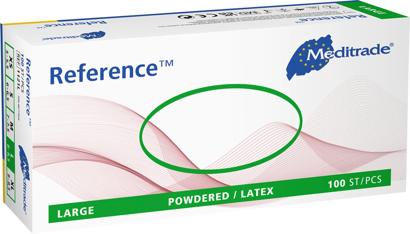 Reference™ Packung 100 Stück gepudert, natur, L