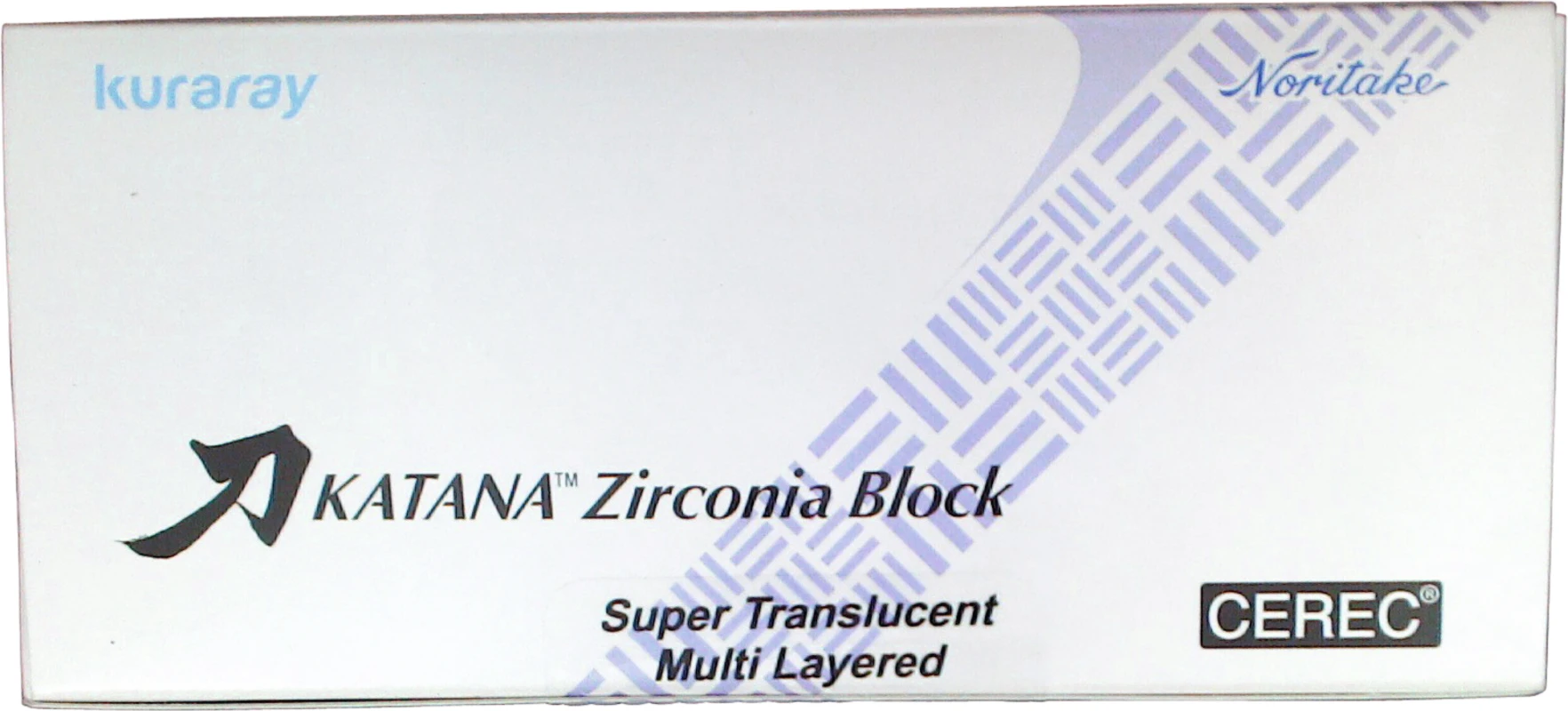 KATANA™ Zirconia Block Packung 2 Stück Größe 14Z L, C1