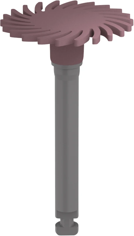 Omnipol für Keramik/Zirkon Stück rot mittel RA, Spirale, Ø 12,7 mm