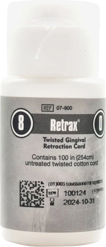 Retrax® Flasche 254 cm Faden Nr. 8/0