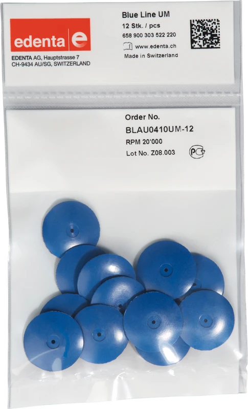 Blue Line Packung 12 Stück unmontiert, blau, Figur 303, 3 mm, ISO 220
