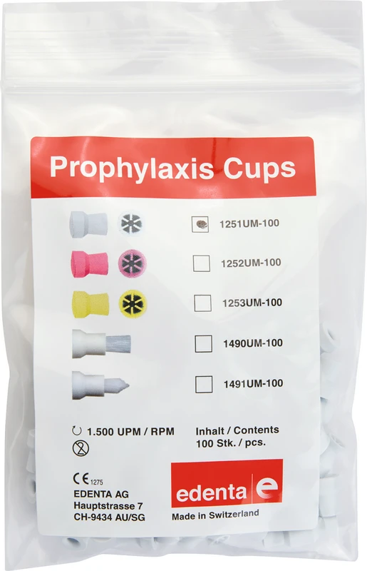 Snap-On Cups Packung 100 Stück weiß ISO 060, unmontiert
