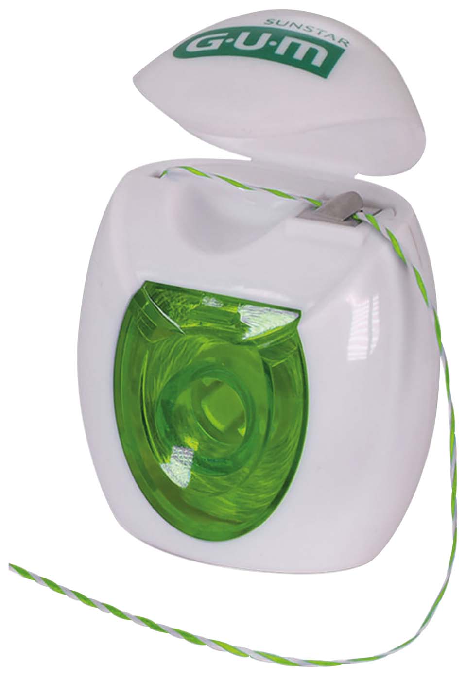 GUM® TWISTED FLOSS Packung 30 m, gewachst, Minze-Grüntee-Geschmack GUM® TWISTED FLOSS SUNSTAR Deutschland