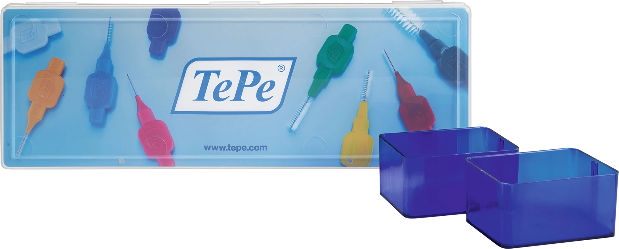 Praxisbox Stück leer, für Interdentalbürsten Original und Extra Soft Praxisbox TePe Mundhygieneprodukte