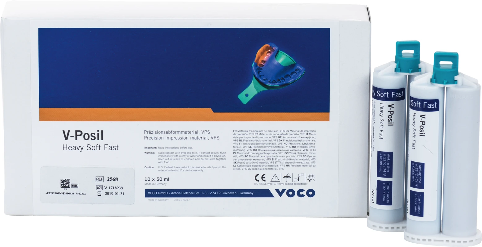 V-Posil Heavy Soft Fast Packung 10 x 50 ml Doppelkartusche