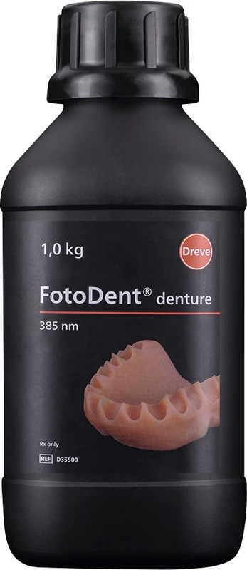 FotoDent® denture Flasche 1 kg 385 nm, rosa-opak FotoDent® denture Flasche 1 kg 385 nm, rosa-opak