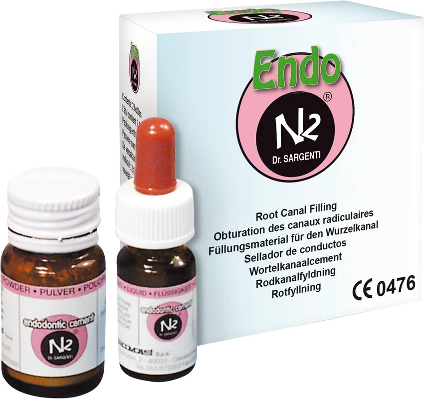 Endo N2® Cement Set 10 g Pulver, 6 g Liquid