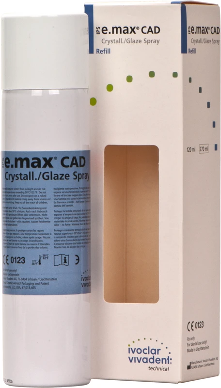 IPS e.max® CAD Crystallization Glaze Spray Packung 120 ml Dose