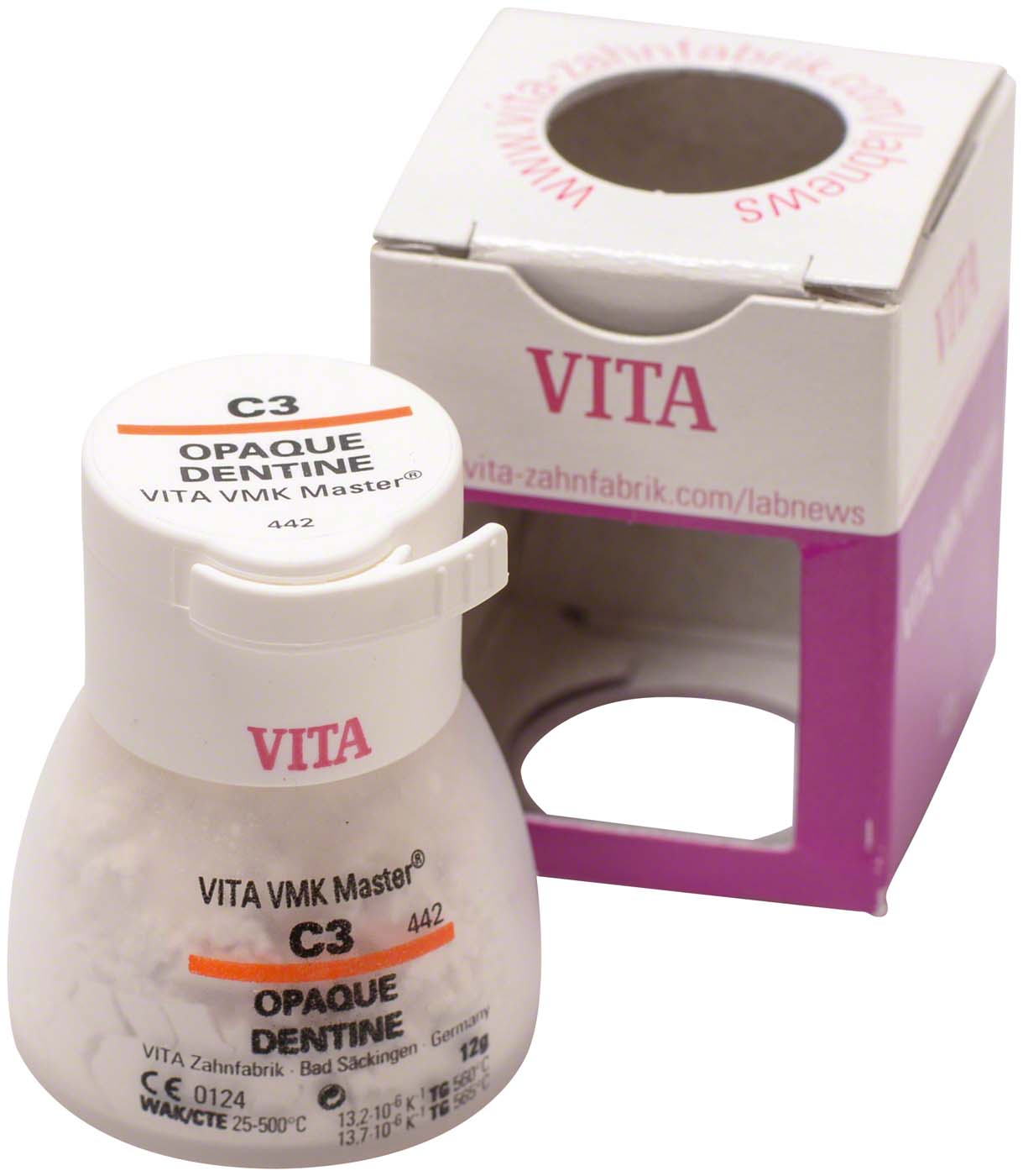 VITA VMK Master® VITA classical A1-D4® Dose 12 g Pulver opaque dentin C3 VITA VMK Master 3D-MASTER VITA