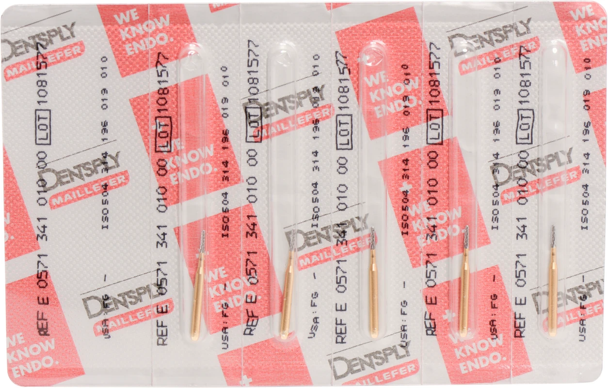 Carbide DC Kronentrenner Packung 5 Stück konisch rund FG, 19 mm, ISO 010