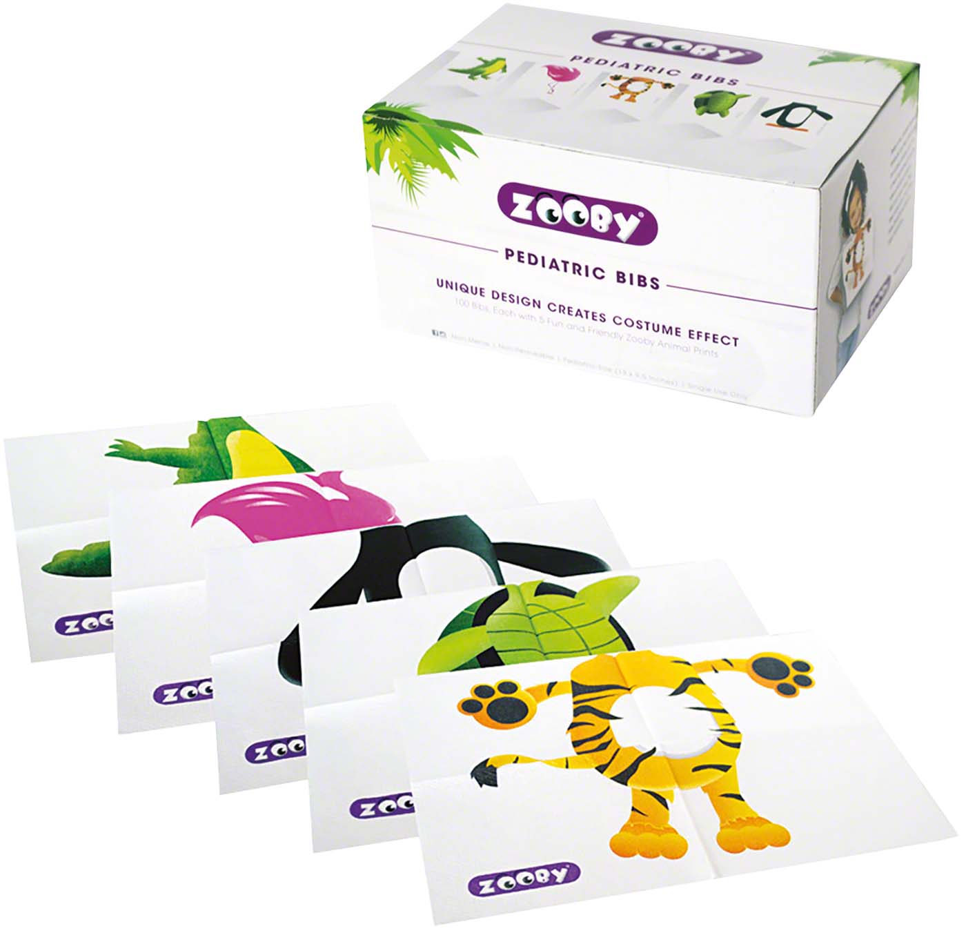 Zooby® Patientenservietten für Kinder Young Dental