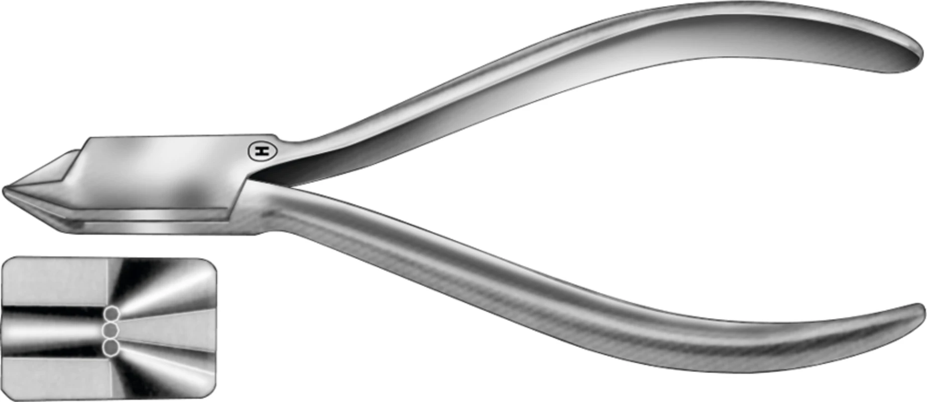 Draht- und Klammerbiegezangen nach Aderer Stück HSL 419-11, 115 mm