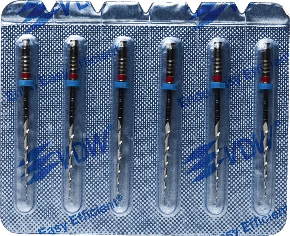 Mtwo® Blisterpackung 6 Instrumente ABT 21 mm, 31 mm, Taper.07, ISO 025 Mtwo® Instrumente VDW