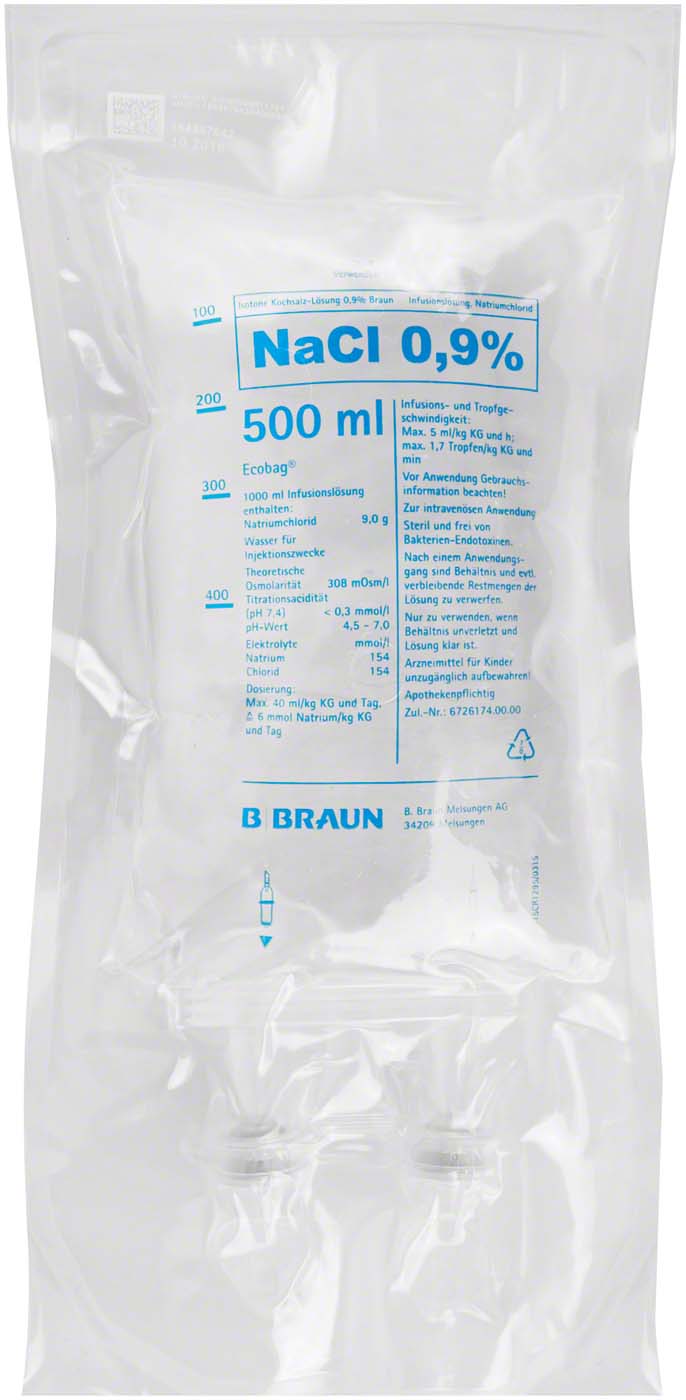 Kochsalzinfusionslösung 0,9% B. Braun