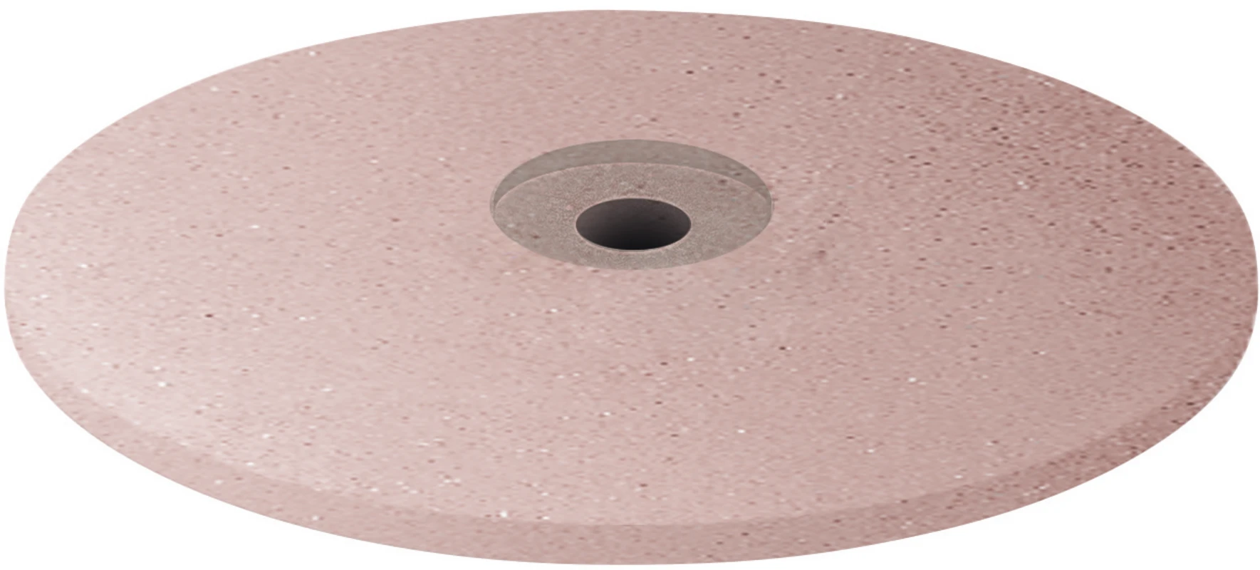 EVE ECOCERAM Packung 10 Stück unmontiert, rosa mittel, Figur Linse, 22 x 4 mm