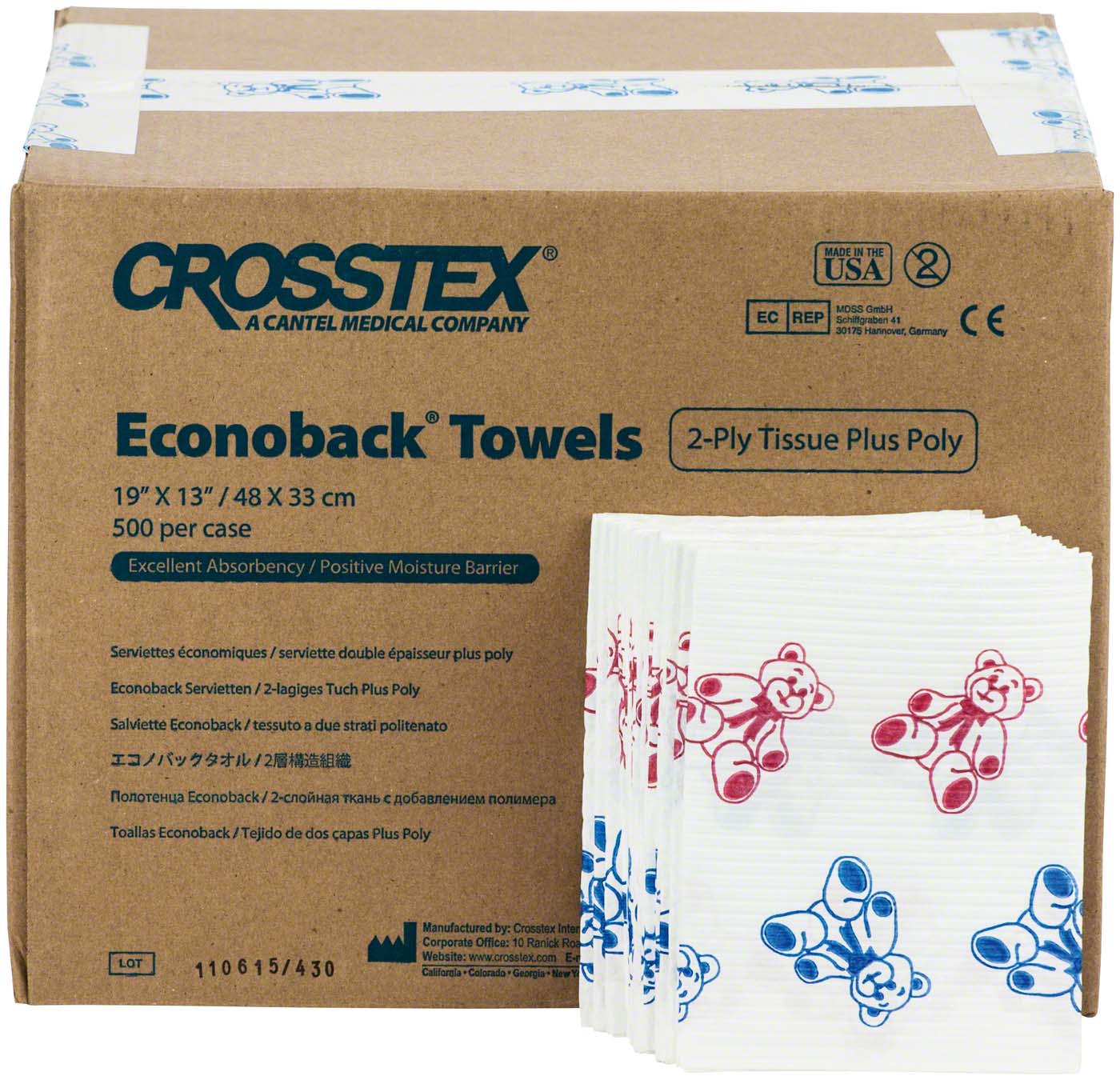 Crosstex Patienten Servietten Omnia