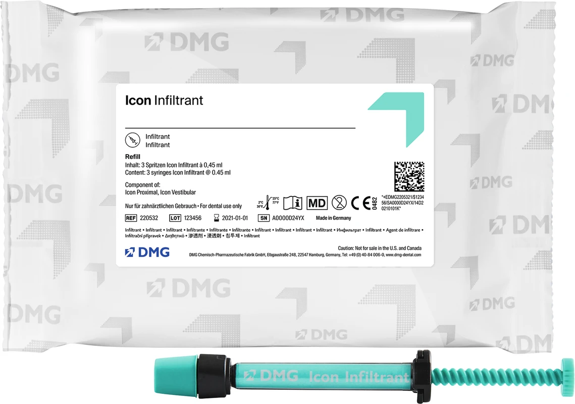 Icon Infiltrant Packung 3 x 0,45 ml Spritze Icon Infiltrant Packung 3 x 0,45 ml Spritze