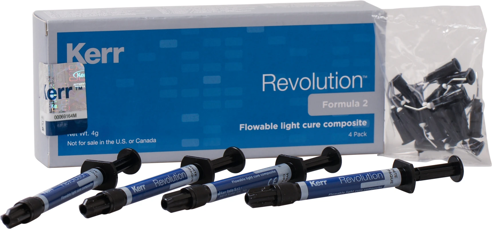 Revolution™ Formula 2 Nachfüllpackungen 4 x 1 g Spritze weiß opak, 20 Spritzenaufsätze