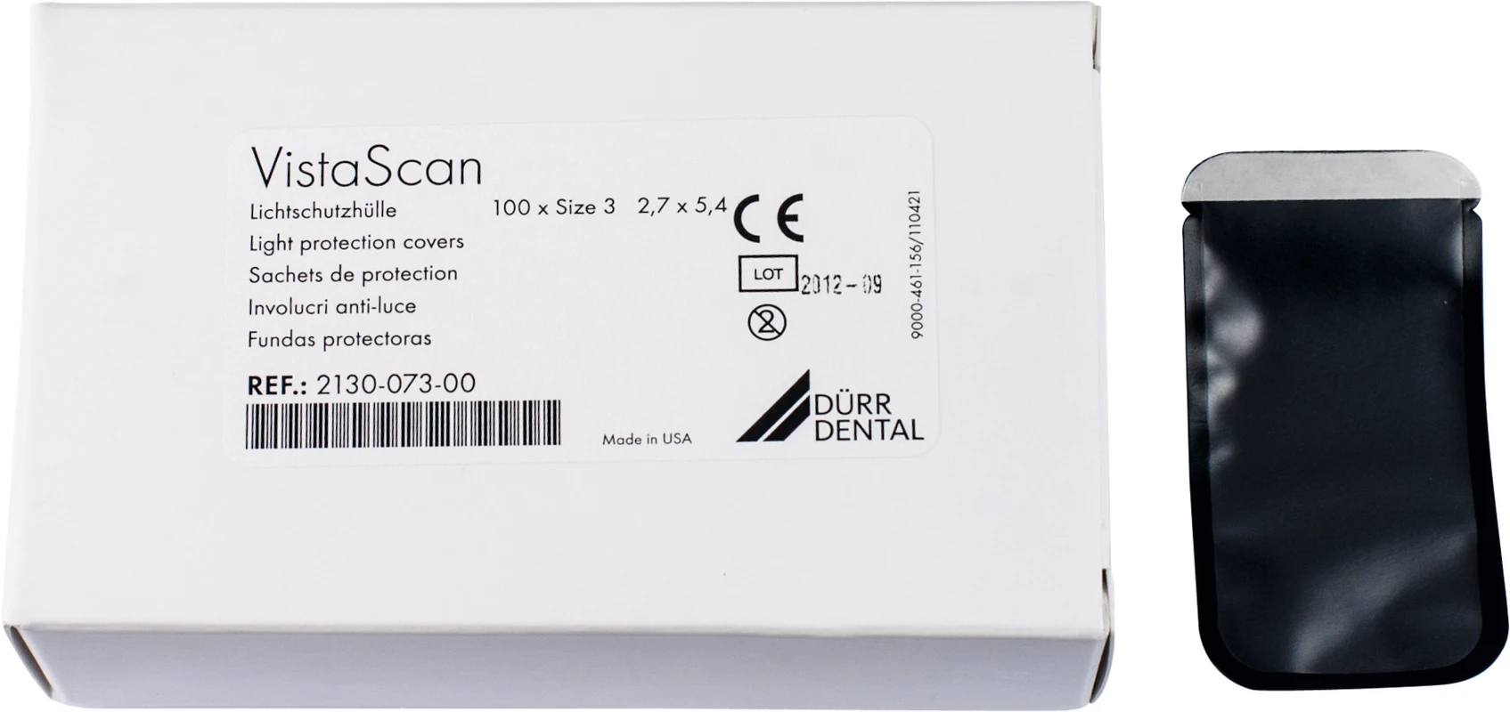 VistaScan Lichtschutzhüllen Packung 100 Stück Size 3 (2,7 x 5,4 cm)