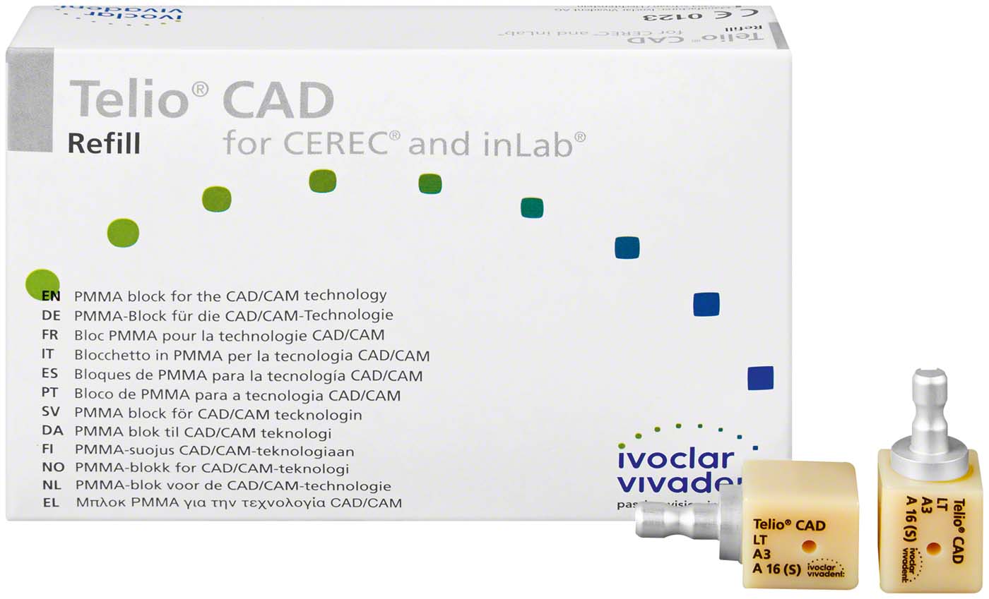 Telio® CAD A16 for CEREC/inLab Ivoclar Vivadent