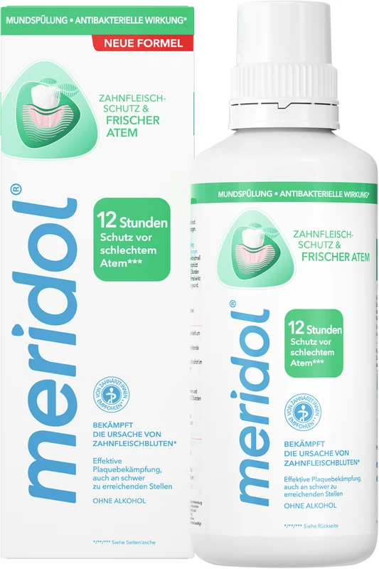 meridol® ZAHNFLEISCHSCHUTZ & FRISCHER ATEM Mundspülung Flasche 400 ml