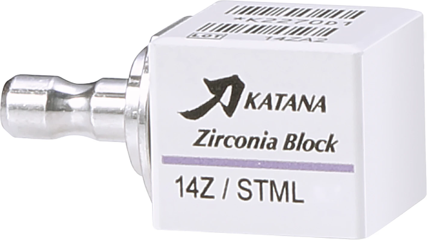 KATANA™ Zirconia Block Packung 5 Stück Größe 14Z, A3,5