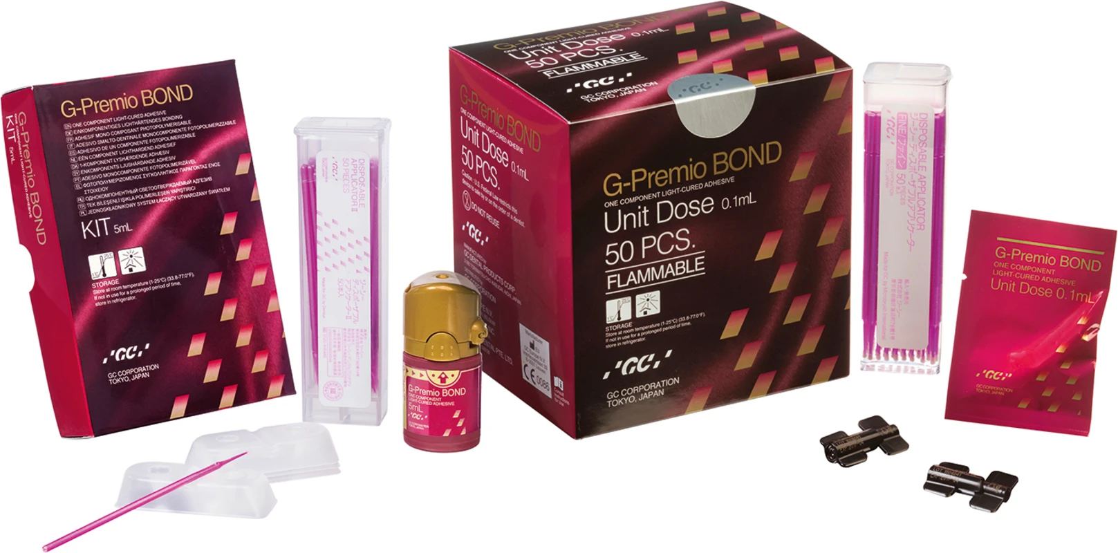 GC G-Premio BOND Kit 5 ml Flasche, Zubehör