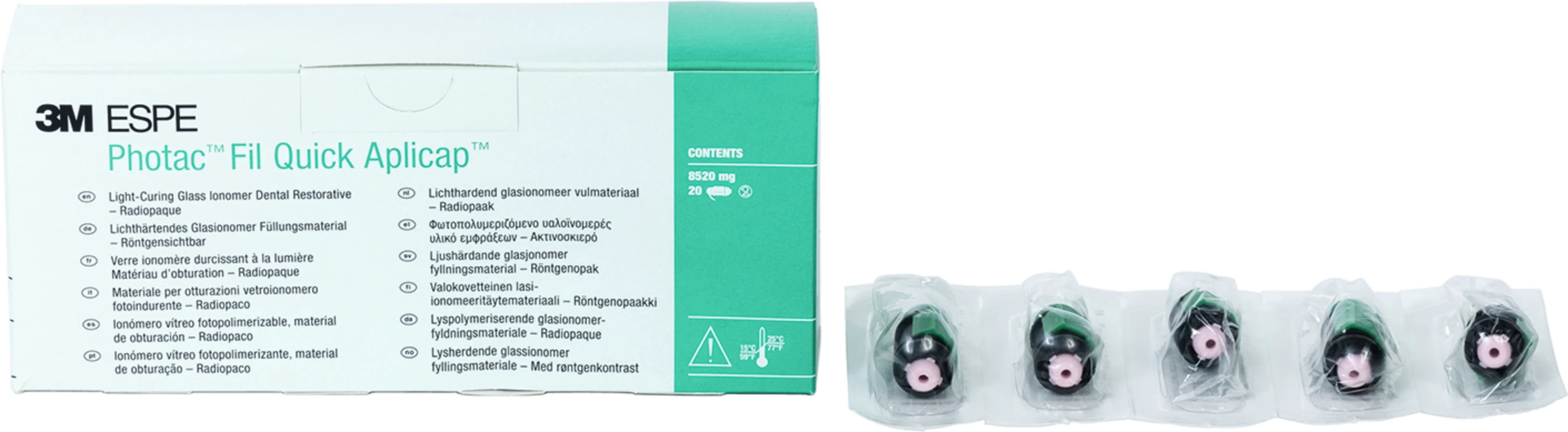 Solventum™ Photac™ Fil Quick Aplicap™ Packung 20 Stück A1