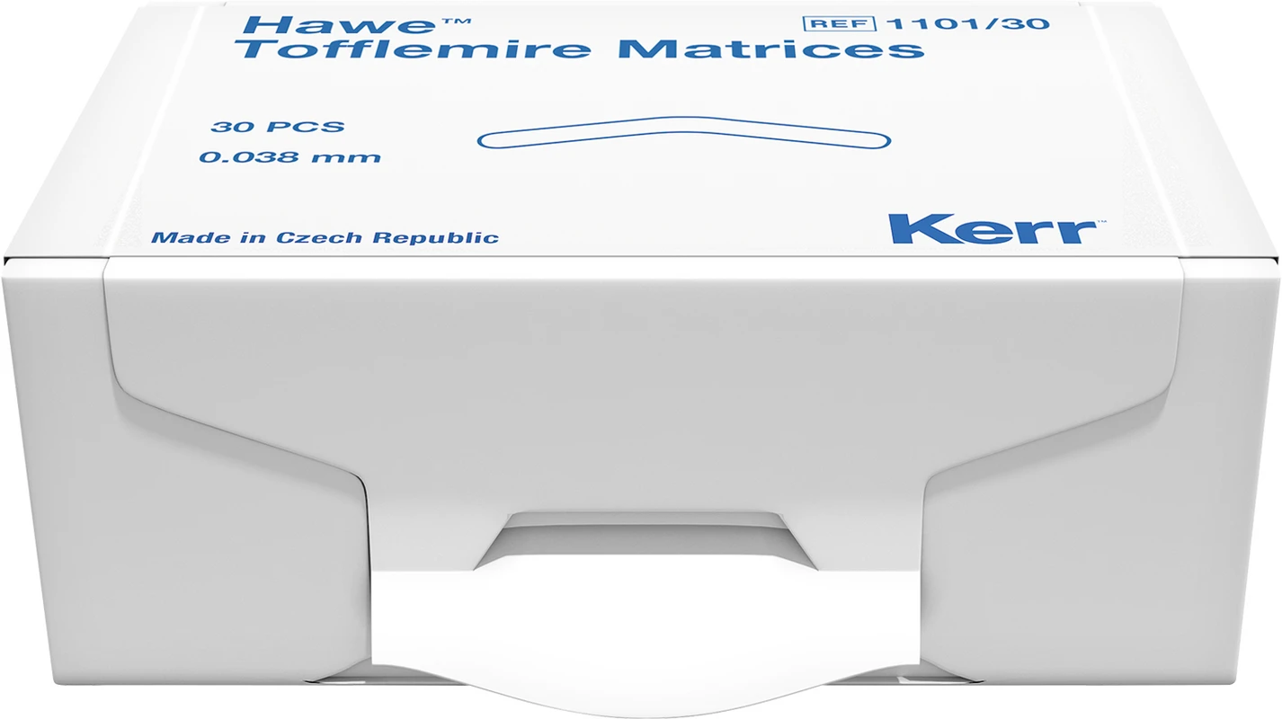 Matrizen nach Tofflemire Packung 30 Stück Stärke 0,038 mm, Nr. 1101/30