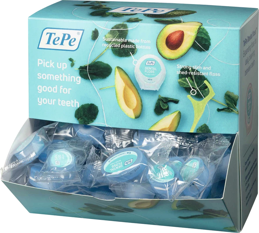 TePe® Dental Floss Dispenserbox 80 Spender Floss