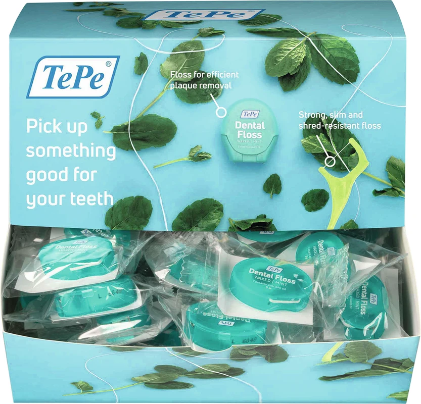 TePe® Dental Floss Dispenserbox 80 Spender Floss
