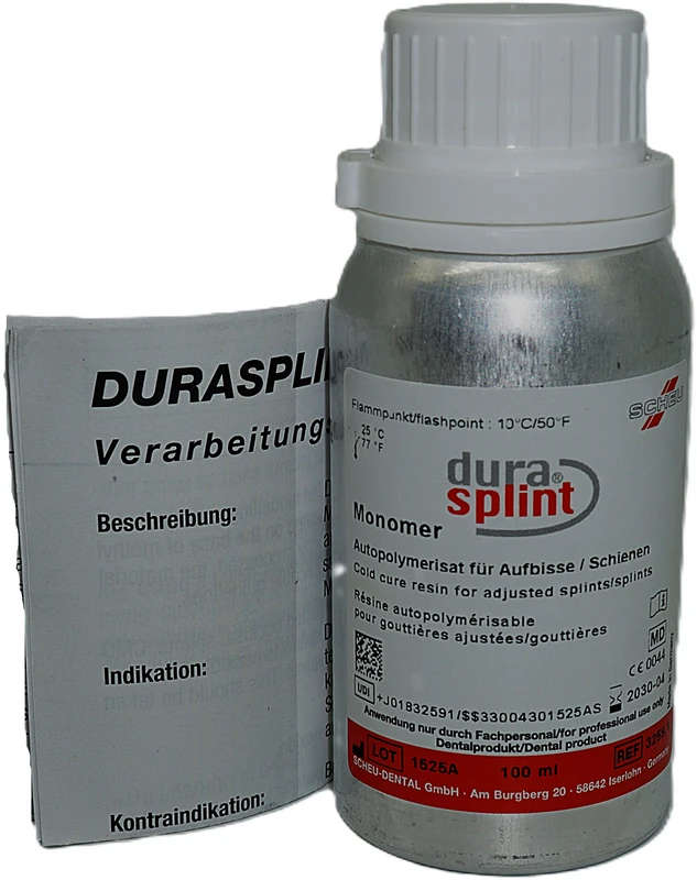 DURASPLINT® Flasche 100 ml Monomer DURASPLINT® SCHEU-DENTAL