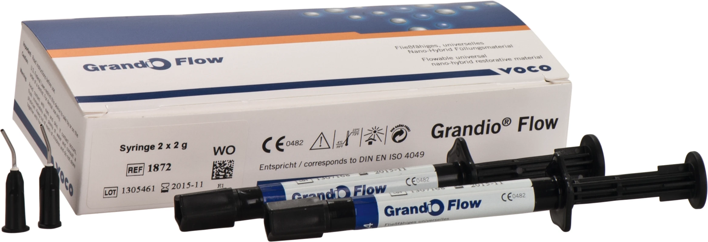 Grandio Flow Packung 2 x 2 g Spritze WO