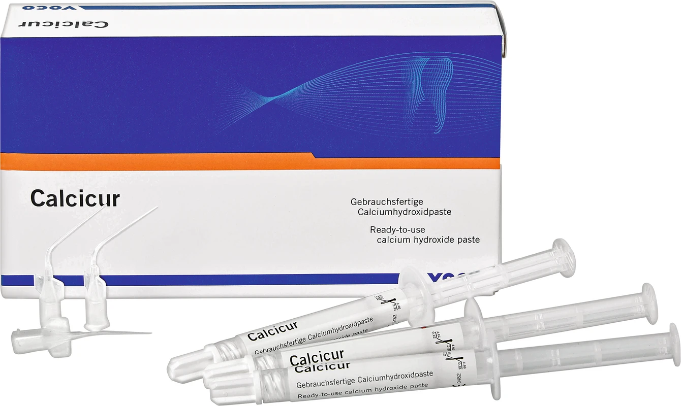 Calcicur Set 3 x 2,5 g Spritzen, Applikationskanülen Typ 47